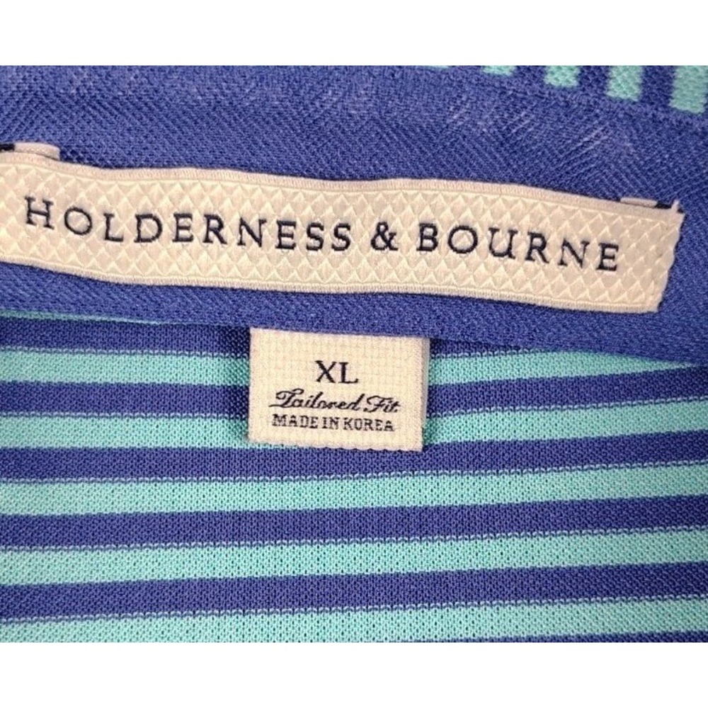 Holderness & Bourne Blue The Gasparilla Inn Golf Performance Polo Shirt XL Mens - Picture 8 of 10